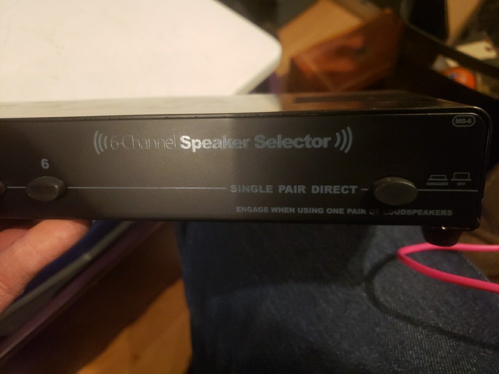 MONOPRICE 6 CHANNEL SPEAKER SELECTOR MS-6