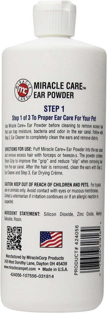 Miracle Care Ear Powder Step 1, 96 grams