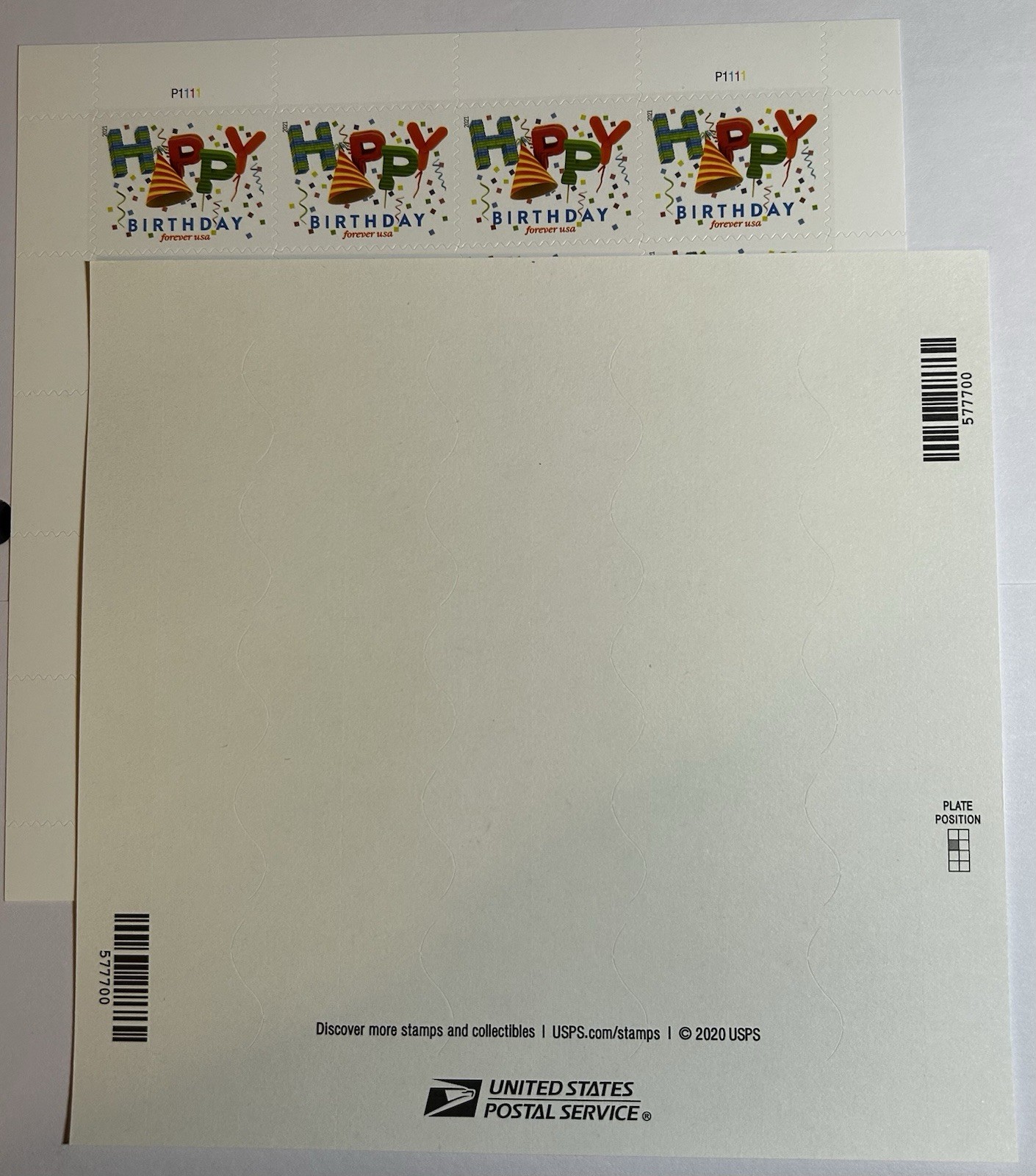 40 Happy Birthday Forever Stamps, Out Of Print, Scott 5635, FREE SHIPPING