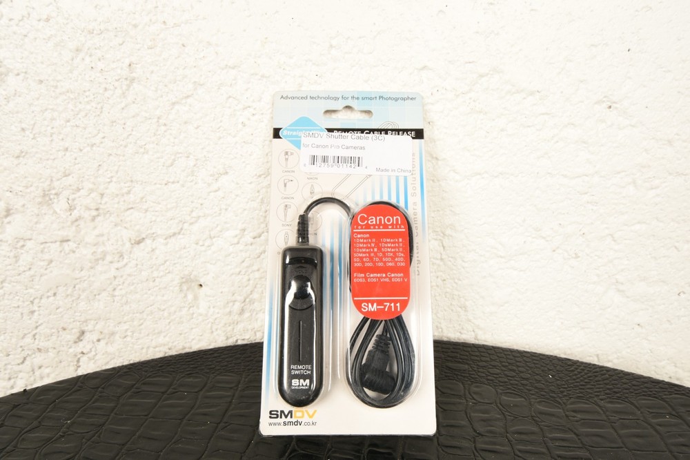 SMDV SM-711 Canon Transceiver Wired Remote Control Cable Trigger Shutter Release