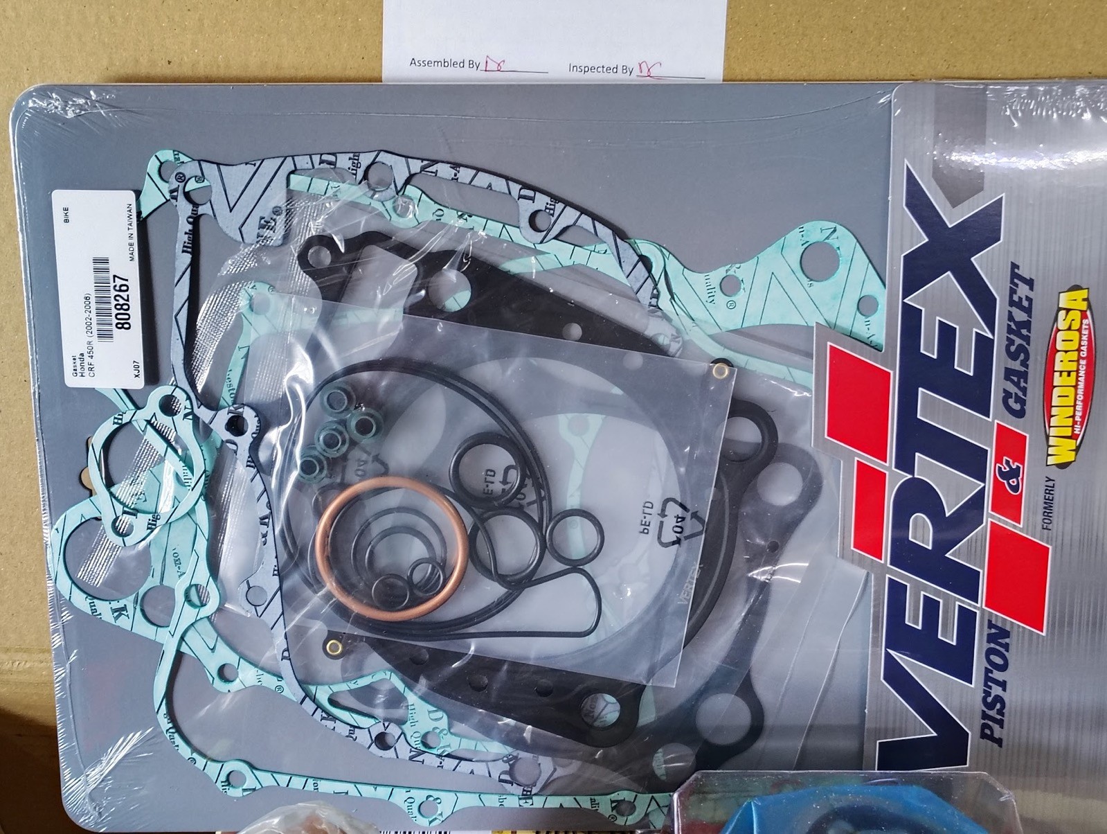 Hot Rods Bottom End Crankshaft Rebuild Kit 2002 2003 2004 2005 Honda CRF 450R