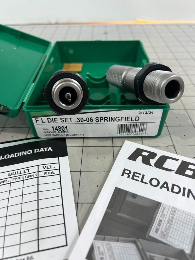RCBS Rifle Reloading Full Length Die Set .30-06 Springfield New