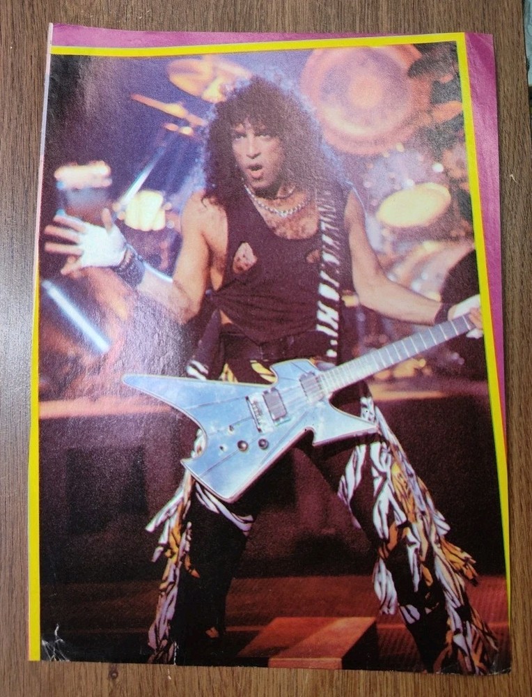 PAUL STANLEY KISS 8"x11" PINUP Magazine Page Clipping 1980's Animalize