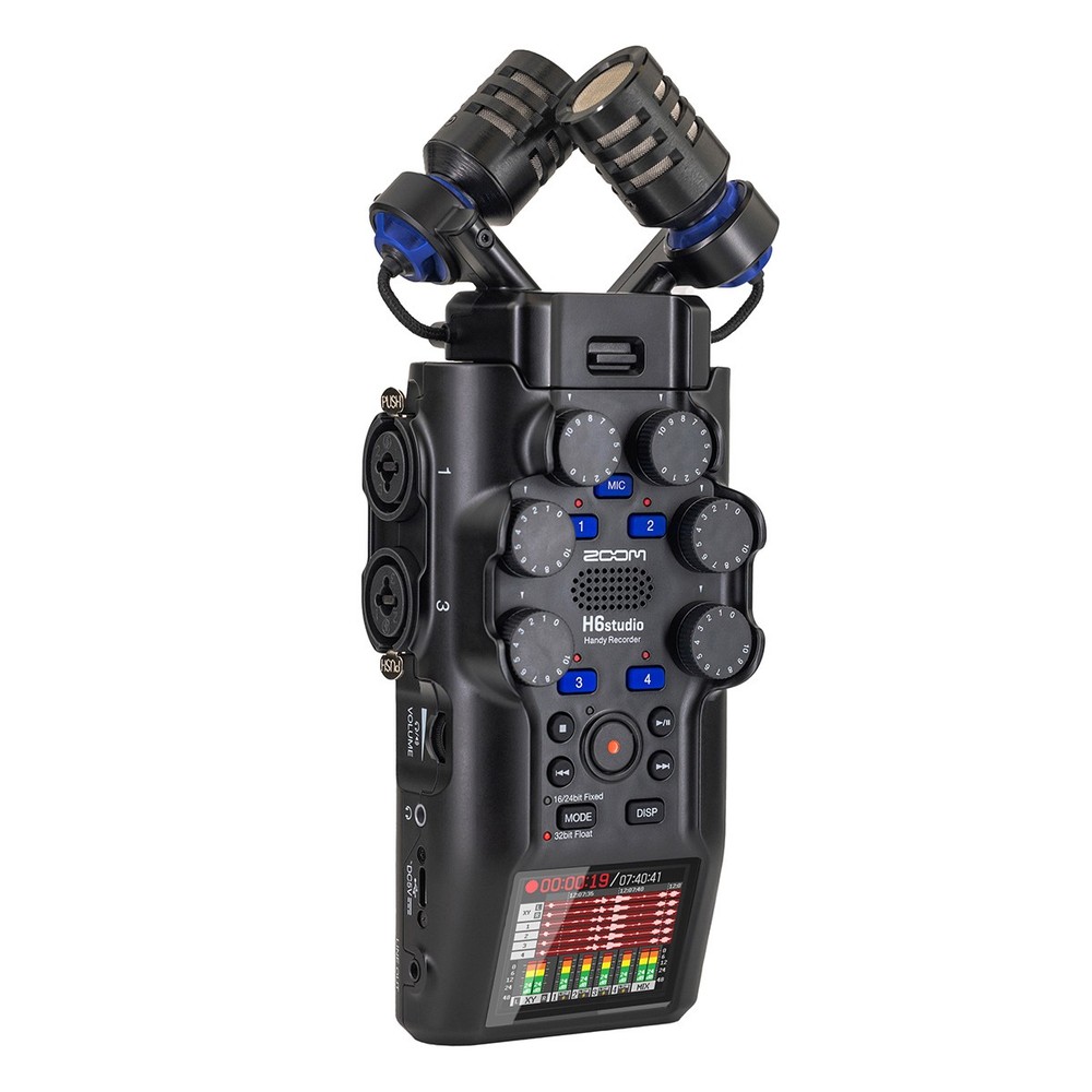 Zoom H6studio 8-Track 32-Bit Float Handy Recorder