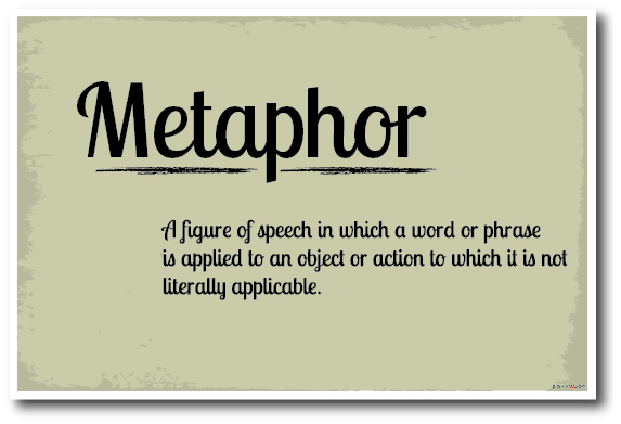 Metaphor - NEW Language Arts Classroom POSTER