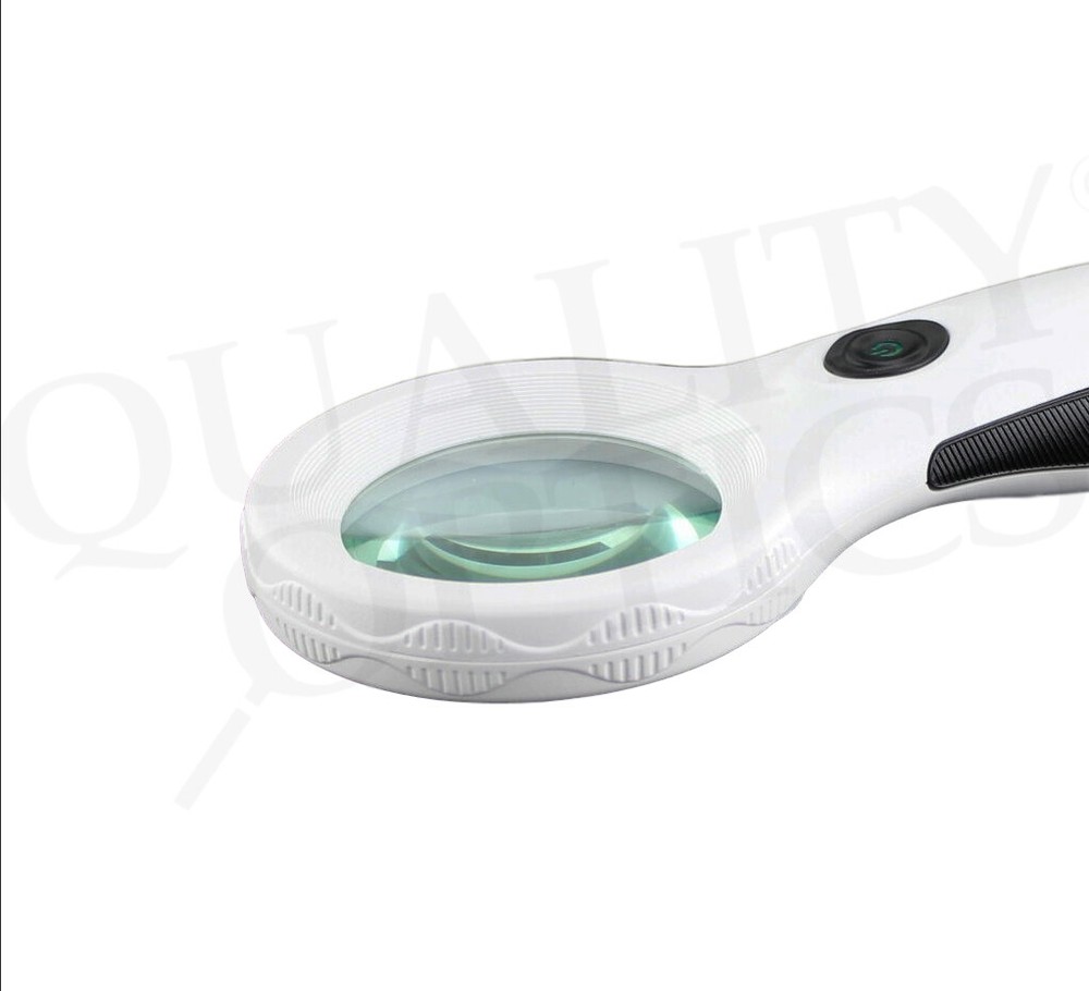 Quality Optics USA Easy Grip Illuminated 4X Dual function Magnifier