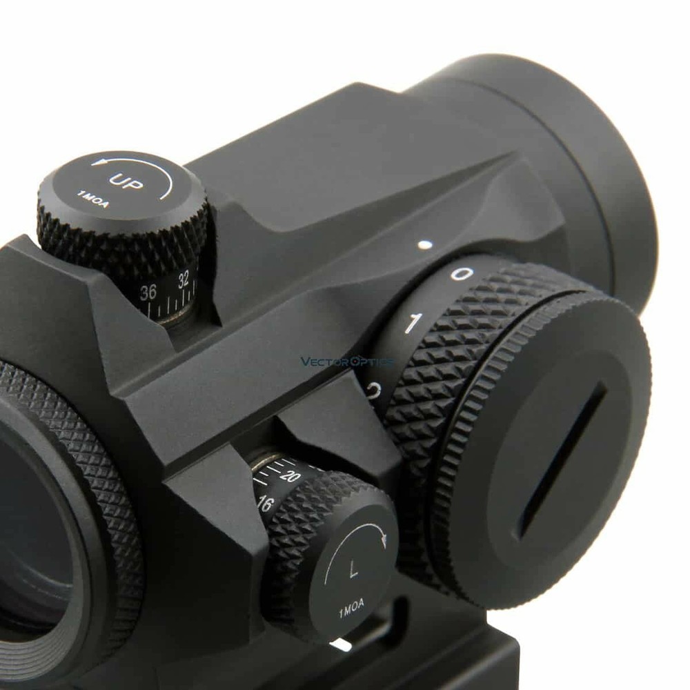 Vector Optics 1x22 Micro Red Dot Sight w/ QD Riser Mount & Low Profile Base g2