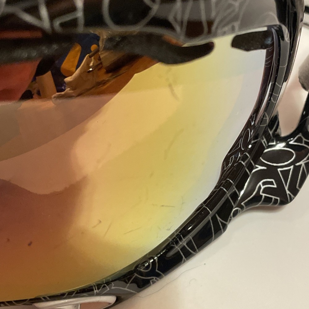 Oakley Splice Goggles, Black Pattern, Mirrored Iridium Lens