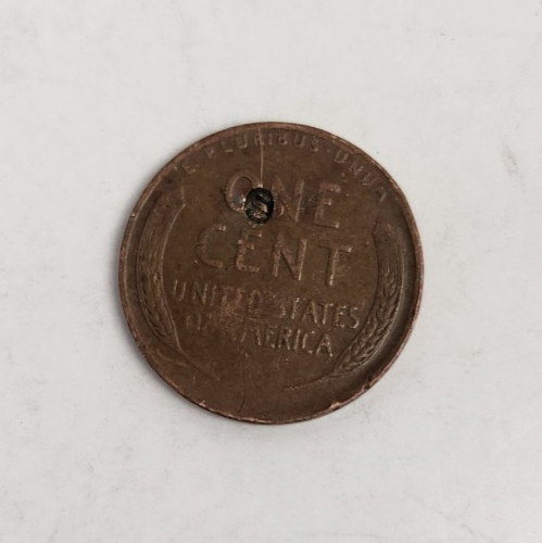 Lincoln Wheat Penny 1944 D Strick Error