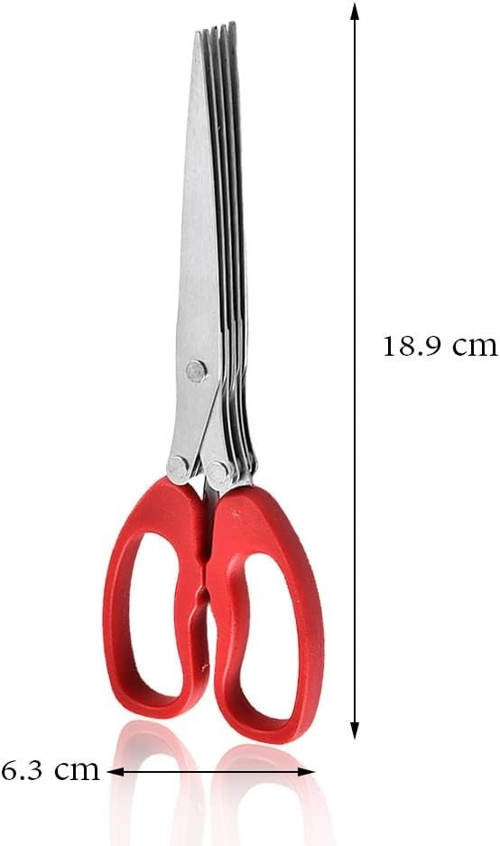 Shredder Scissors Multipurpose Multi-Blade Cutting Shears with Stainless Stee...