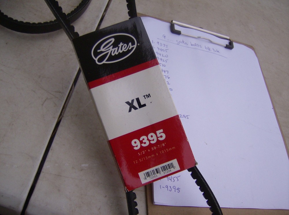 GATES XL 9395 DRIVE BELT