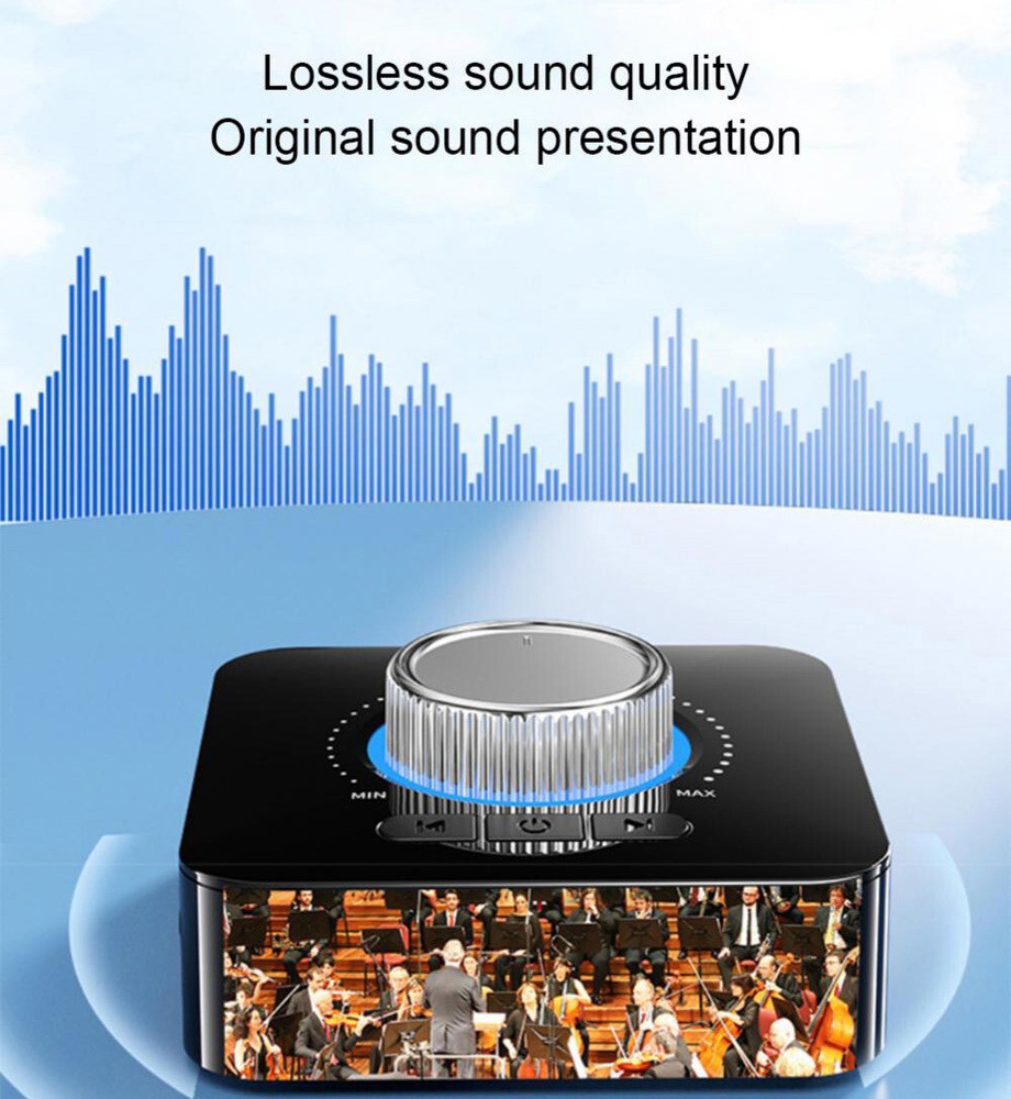 Bluetooth 5.3 Transmitter & Receiver Wireless Adapter For Home stereos/speakers