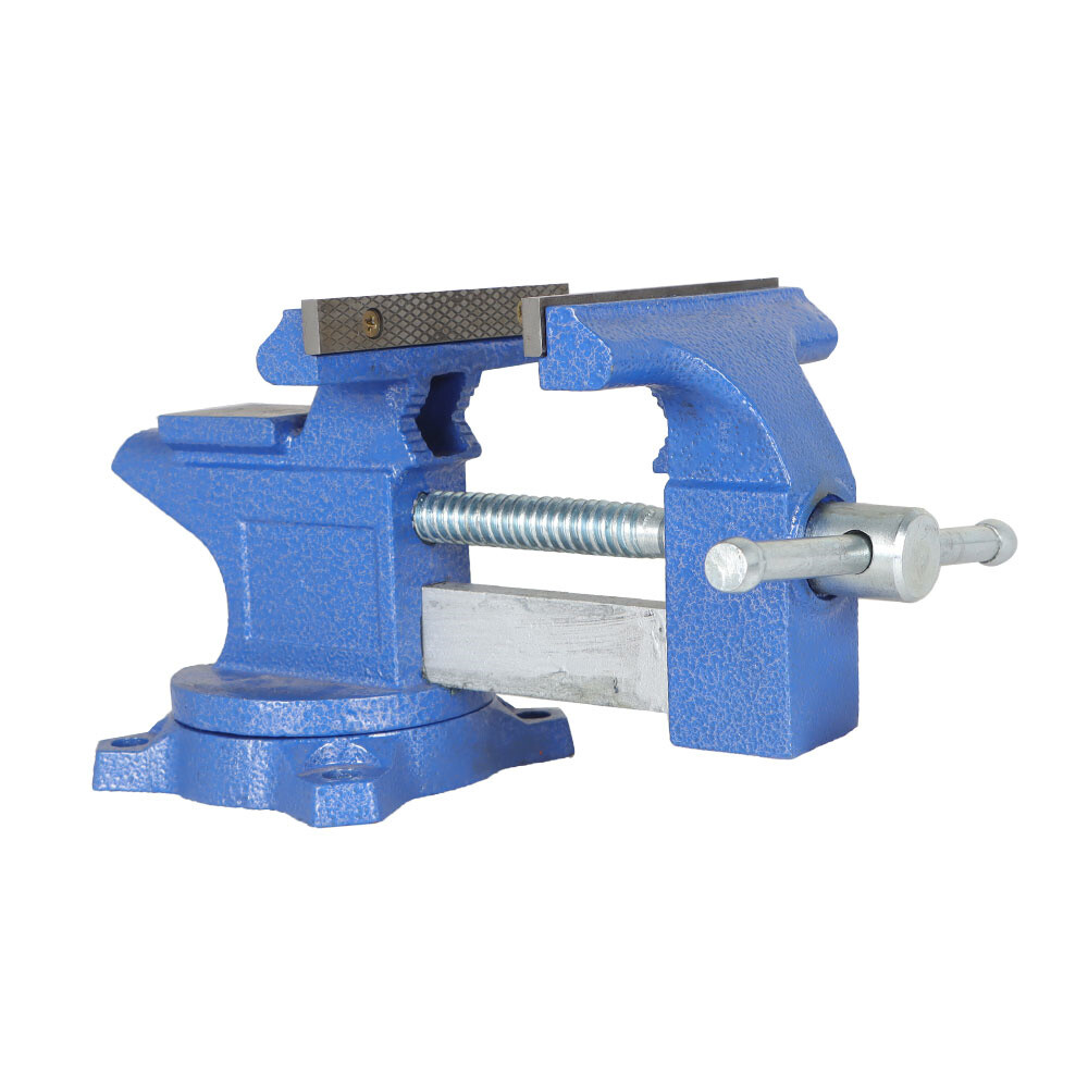 4.5" Bench Vise with Anvil Swivel Locking Base Table top Clamp Heavy Duty Vice