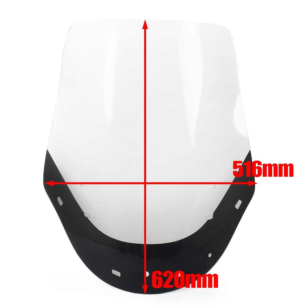 For Suzuki Burgman 650 06-12 Motorcycle Windshield Screen Windscreen Protector