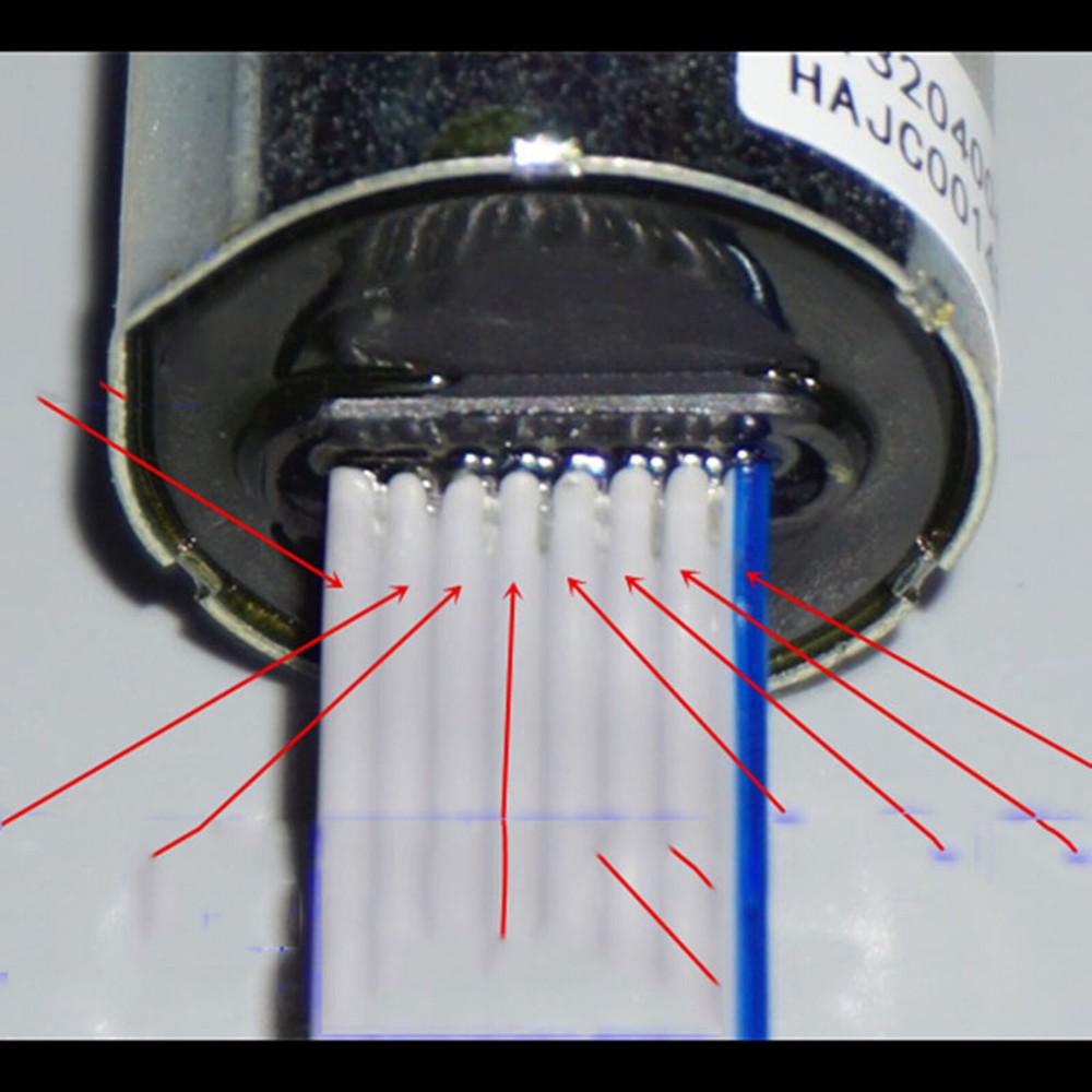 Speed Reduction Stepper Motor Three-Stage Planetary Gear Two-Phase Four-Wire