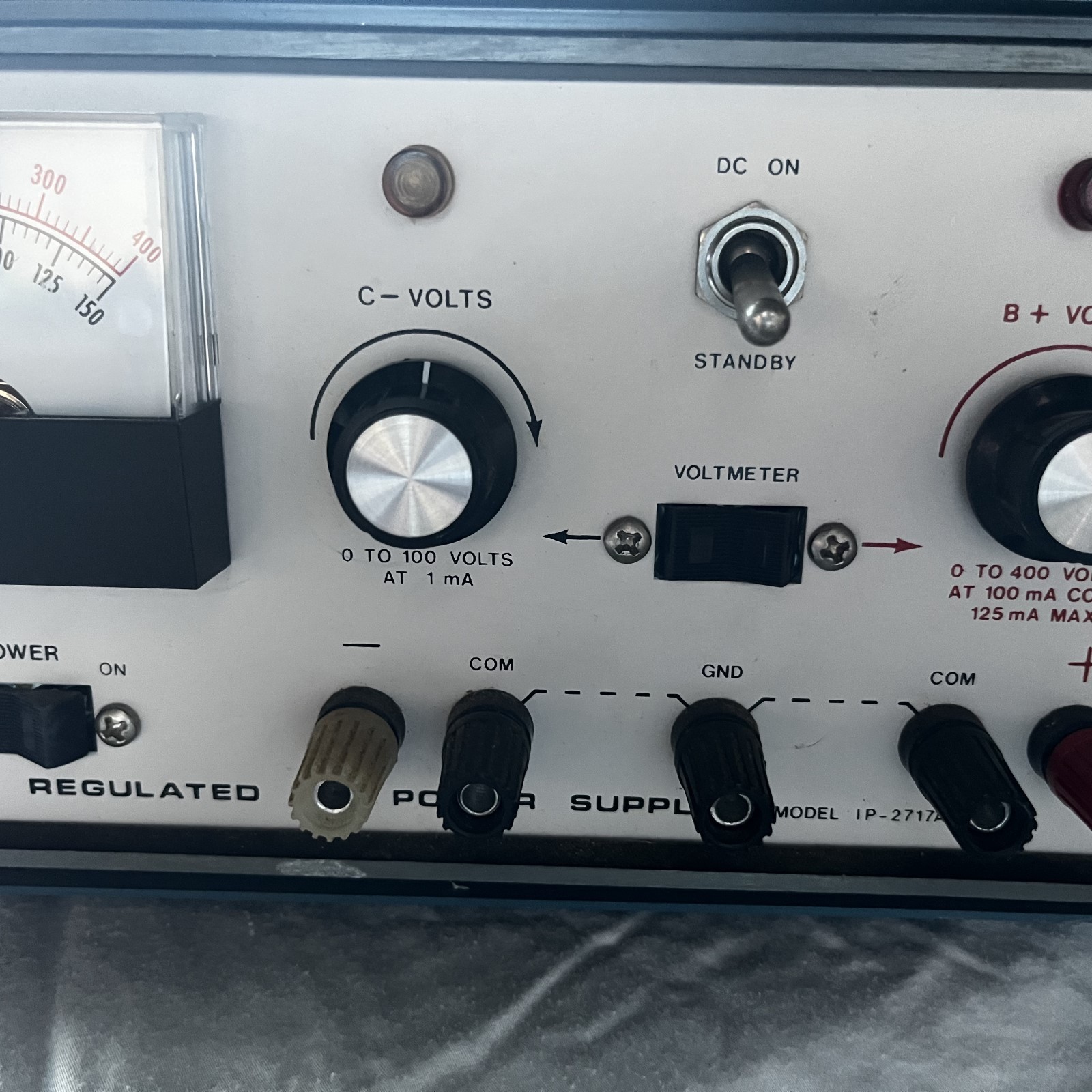Vintage Heath Tube Regulated HV Power Supply IP-2717A High Voltage