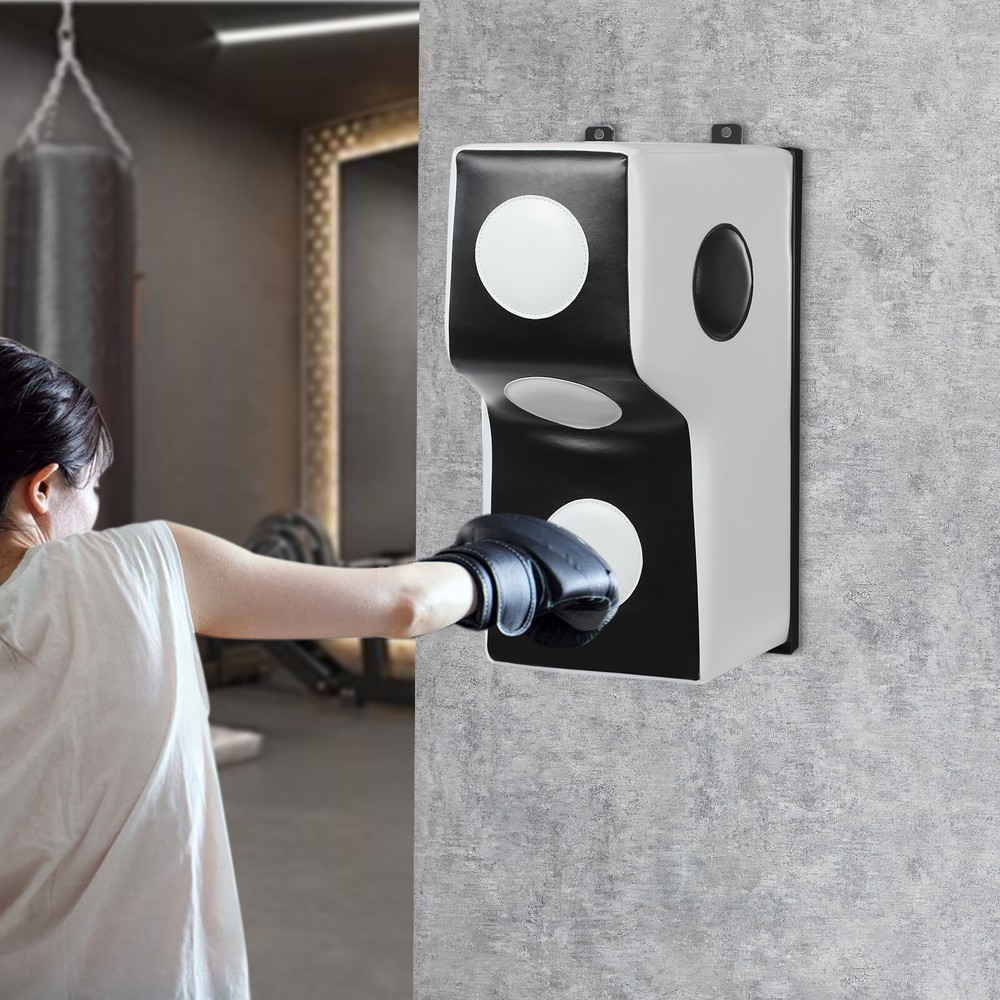 Wall-Mounted Boxing Training Target for Punches and Uppercuts