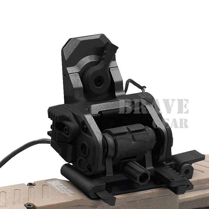 CNC Function GSGM DPAM NVG Helmet Mount w/4-Hole Shroud for ANVIS Night Vision