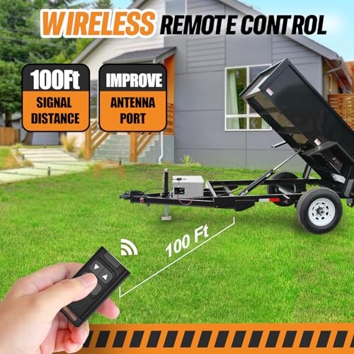 wolfwo Upgraded Dump Trailer Wireless Remote Controller, High Power Edition 02