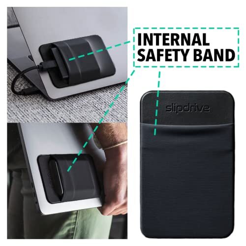 - Portable Hard Drive Sleeve for Laptop - SSD Solid Small (For SSD) Black