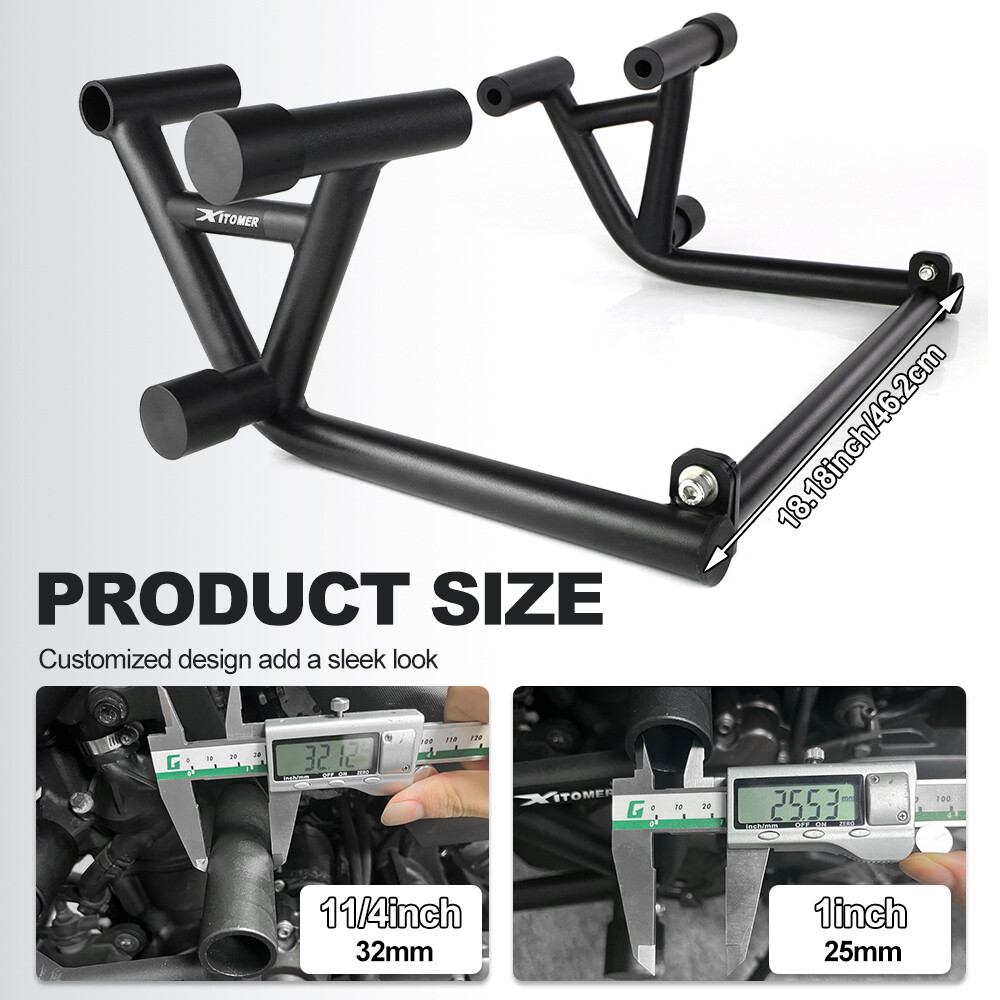 Stunt Engine Guard Crash Cage Crash Bars Fit For Yamaha FZ-07 / MT-07 2014-2024