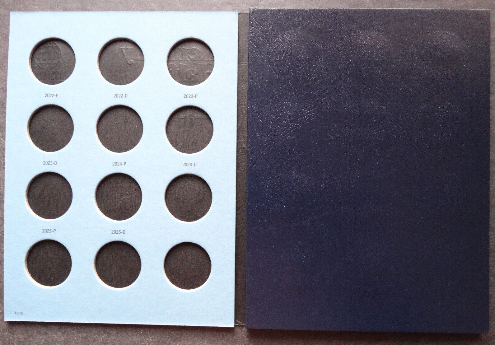 Set of 4 - Whitman Kennedy Half Dollar Coin Folders Number 1-4 1964-2025 Book