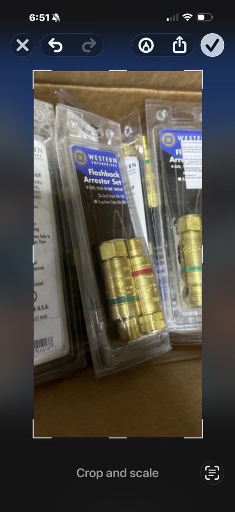 Western Enterprise FA-10 Flashback Arrestor Set B-Size, 9/16-18 UNF Thread