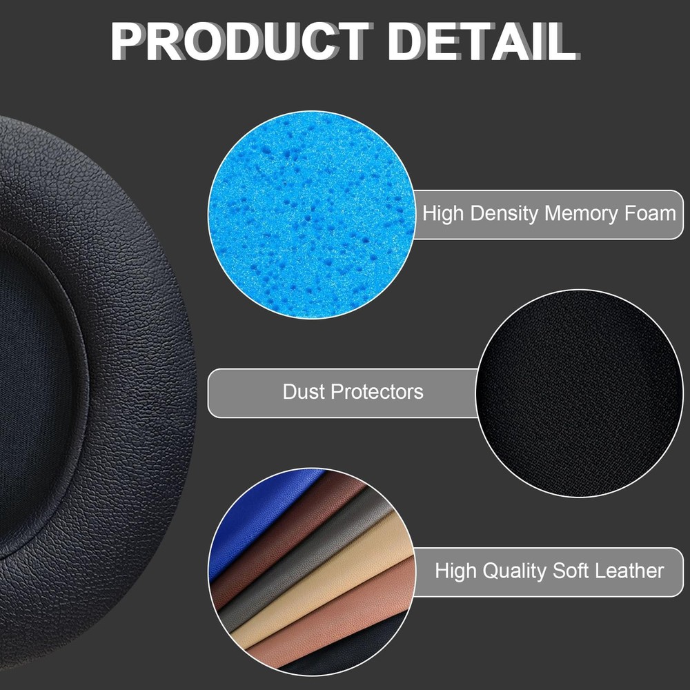 Replacement Ear Pads for Beats Studio 2 & Studio 3 Wired & Wireless Headphone...