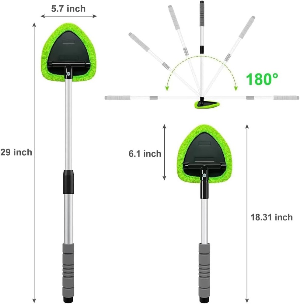 29-inch Windshield Cleaner Tool – Car Interior Window Cleaning Kit
