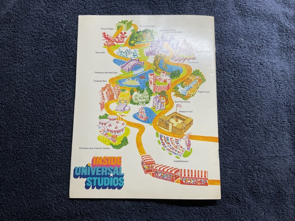 1973 Inside Universal Studios Souvenir Guide Book