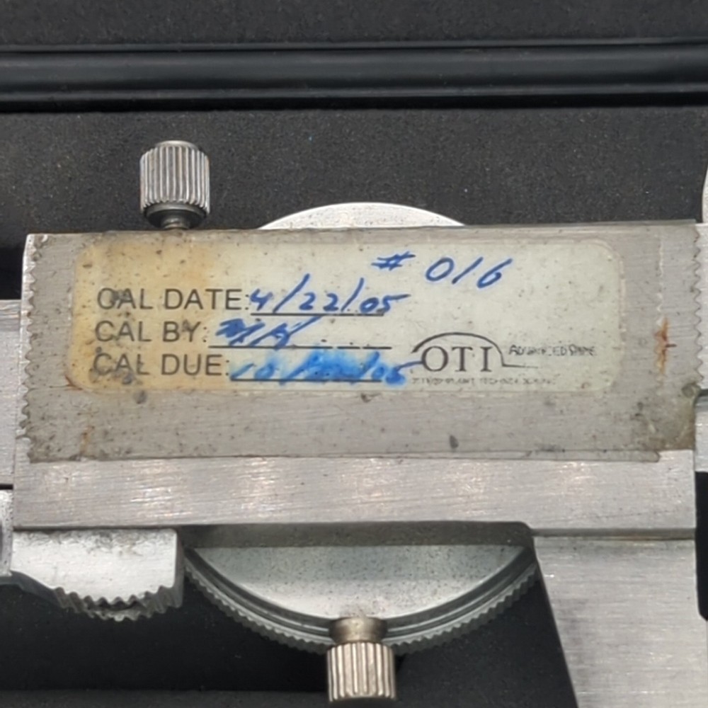 Aerospace 0-6" Shockproof Dial Caliper .001" with Hard Case