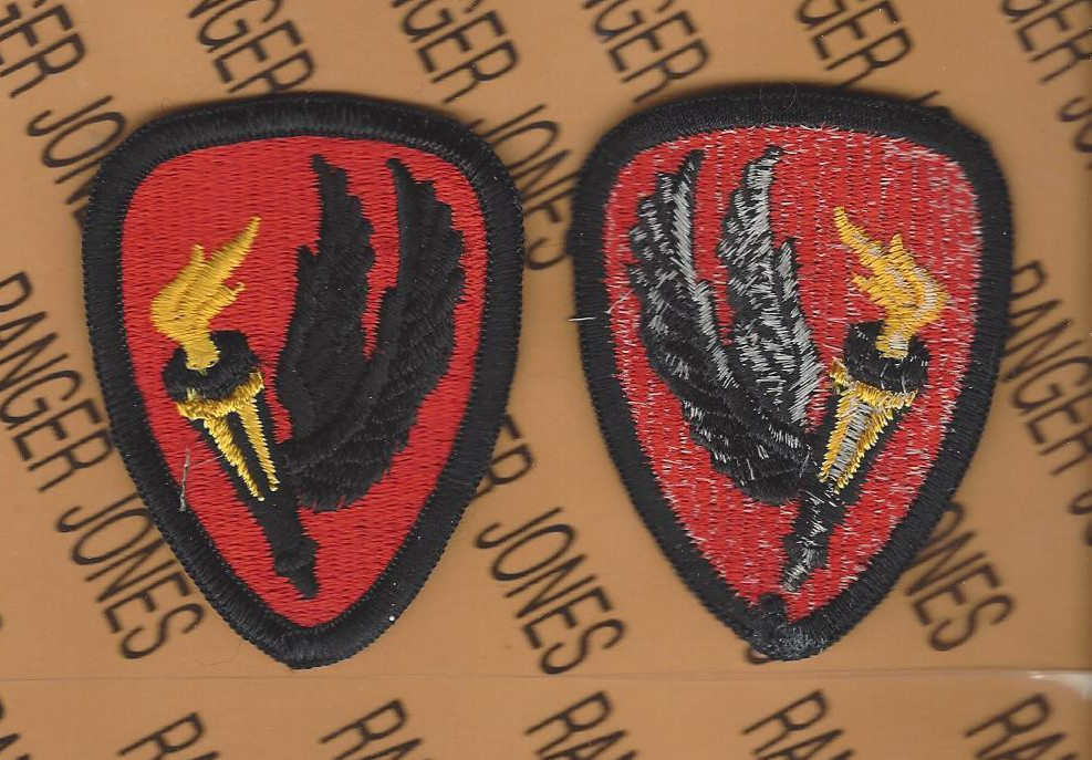 US Army Aviation Flight School & Command dress uniform patch m/e