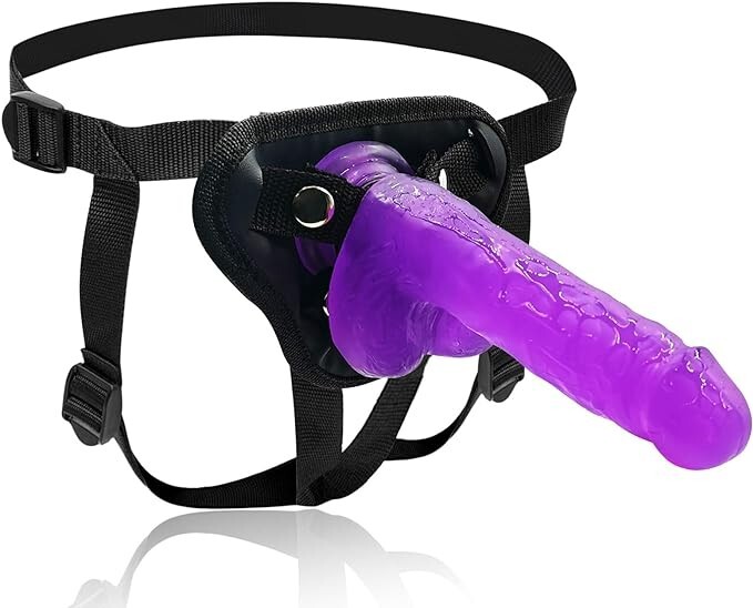 Dildo Beginner Couple Strap-on Harness with Silicone G-spot Anal-Dong Sex Toy