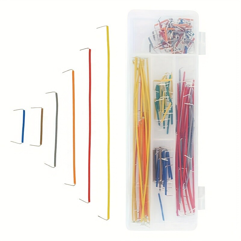 ‌STEM Electronics Starter Pack - 830 Pieces Breadboard Cables Resistor Kit‌
