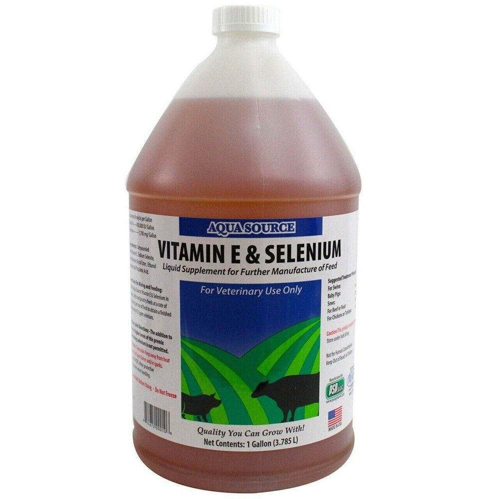 Aqua Source Vitamin E & Selenium Liquid , 1 Gallon