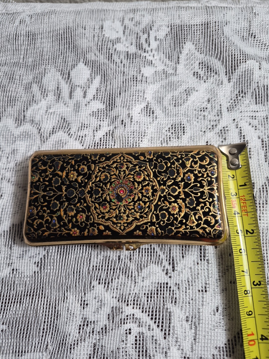 Stratton England Vintage Floral Cigarette Holder, Snuff Box, made in England