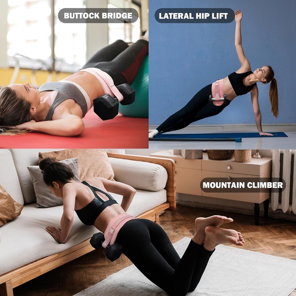 Sleek & Stylish Hip Thrust Belt - Maximum Support for Effective Glute Training