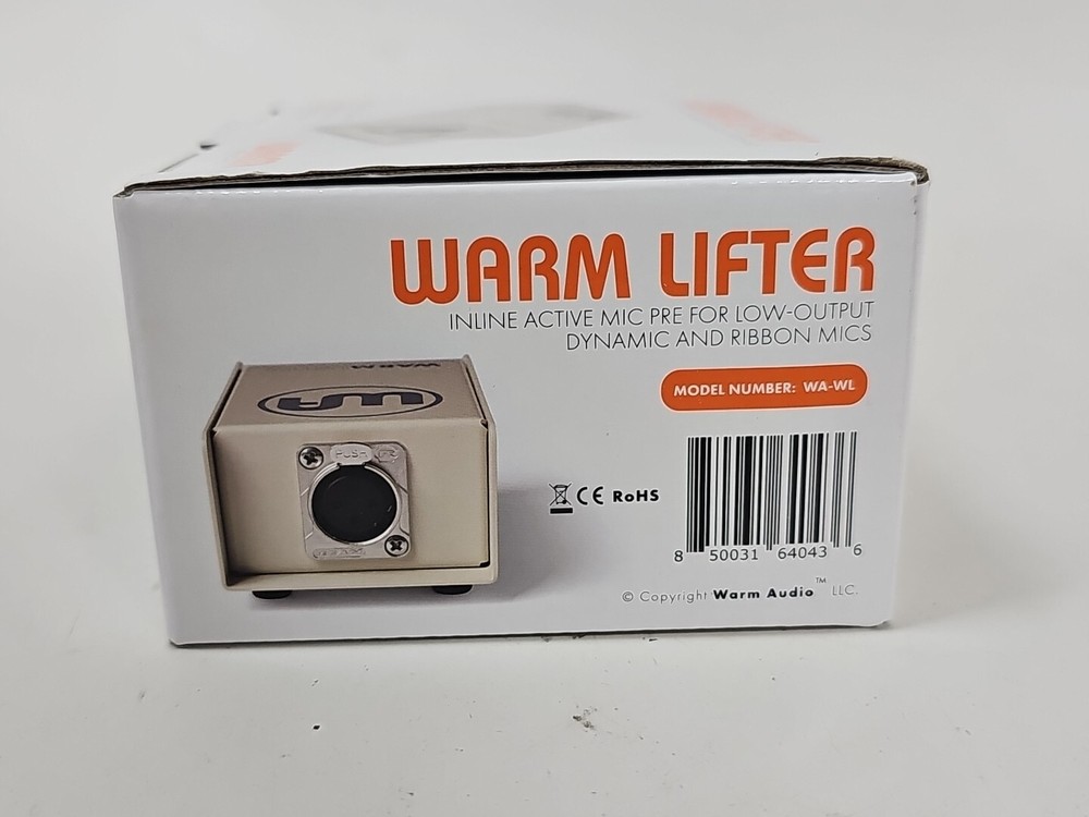 Warm Audio/ Lifter Inline Active For Low-Output Dynamic and Ribbon Mics