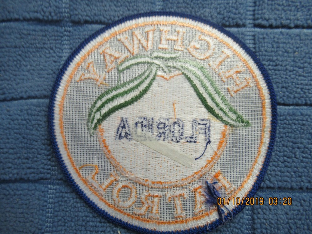 1 florida state police patch for display only