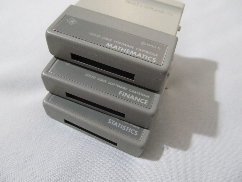Texas Instruments CC-40 Solid State Cartridge Software - Math Statistics Finance