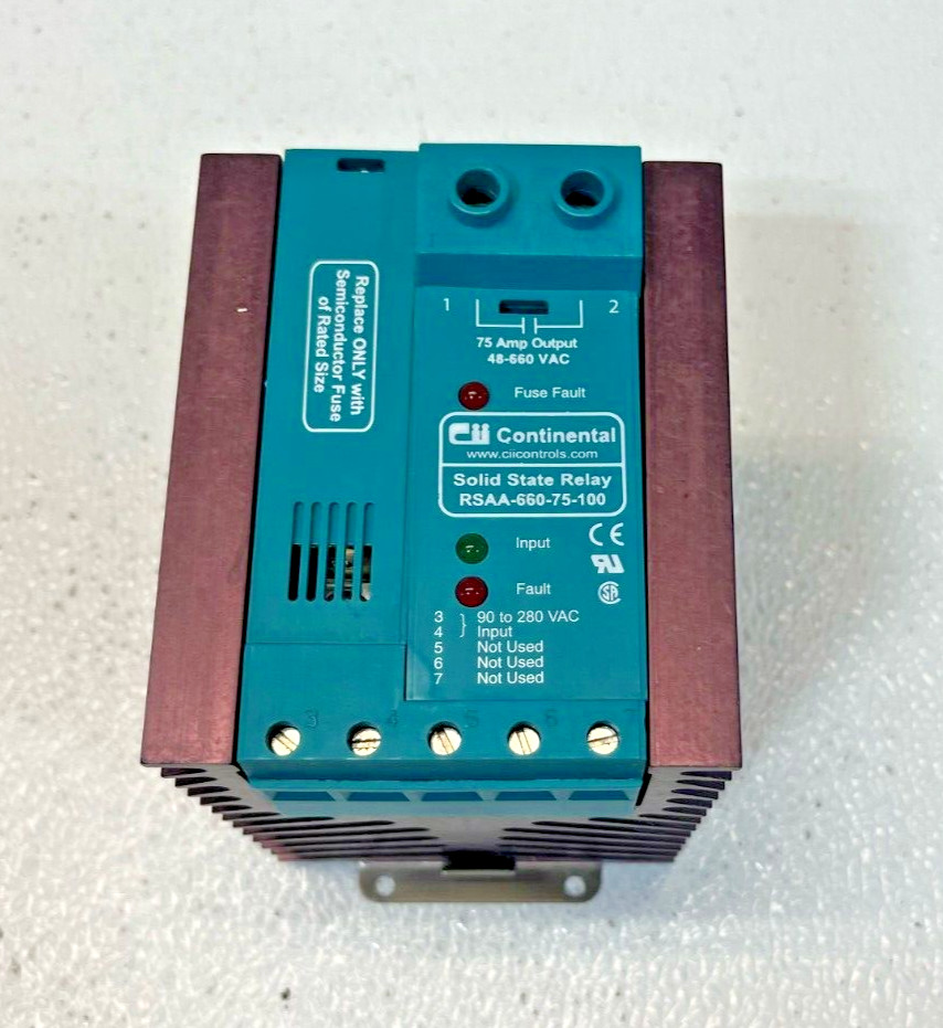 Continental RSAA-660-75-100 Solid State Relay