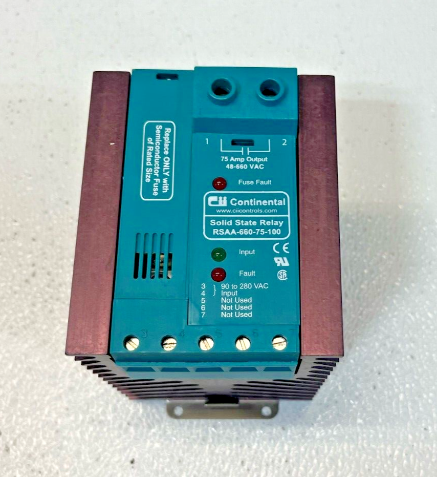 Continental RSAA-660-75-100 Solid State Relay