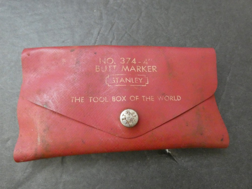 VINTAGE STANLEY BUTT HINGE MARKER #374
