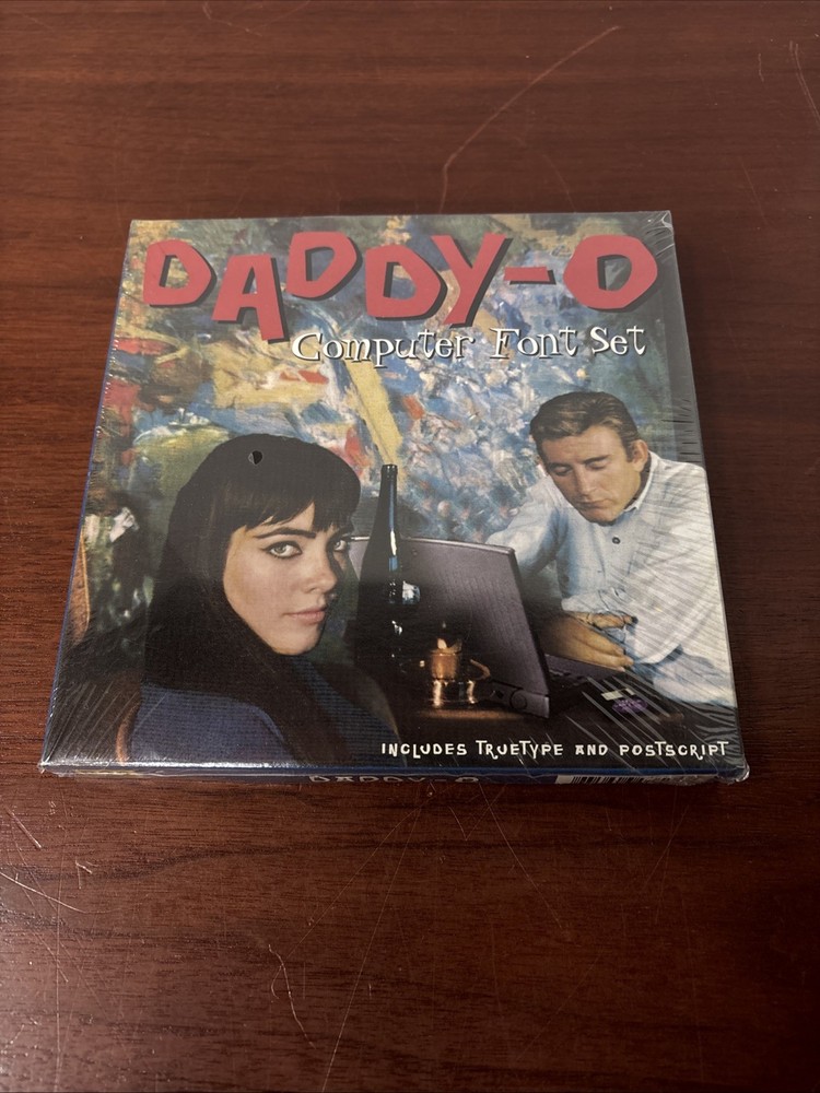 Daddy-O “Computer Font Set” - 3.5 Disk MAC ***Sealed