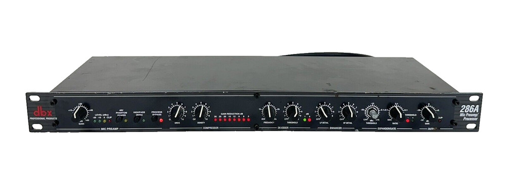 DBX 286A ~ Microphone Preamp & Processor ~ Power On / READ DESCRIPTION