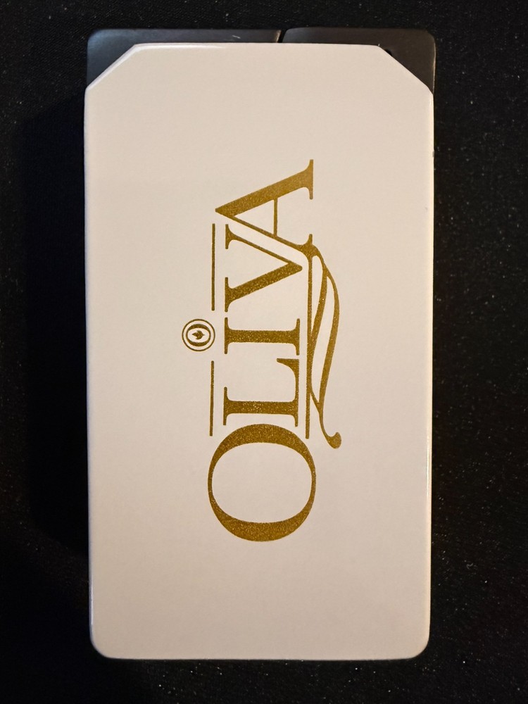 New Oliva Dual Flame Double Torch Lighter with Cigar Punch