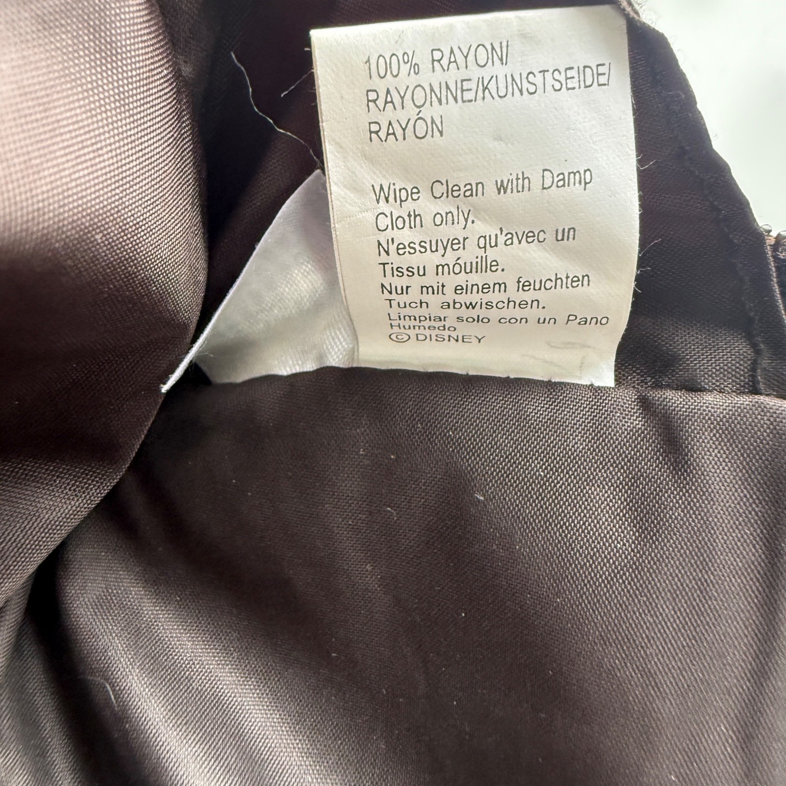 Y2K Disney Winnie the Pooh Eeyore Embroidered Velour Makeup Bag