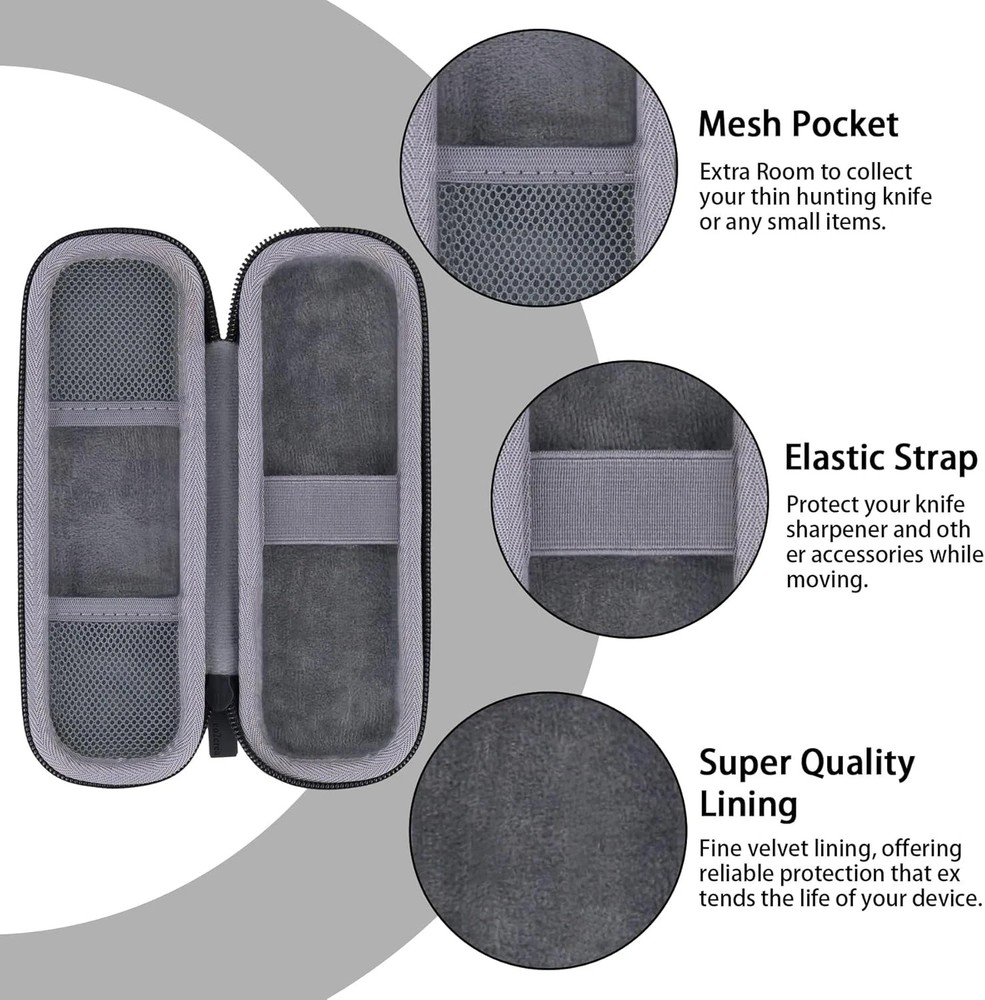 Hard Travel Carrying Case For Work Sharp Guided Field Sharpener/Benchmade