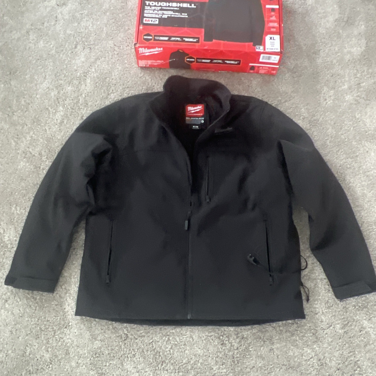 Milwaukee M100B-21XL M12 Durable Heated TOUGHSHELL XL BLACK Jacket - Jacket ONLY