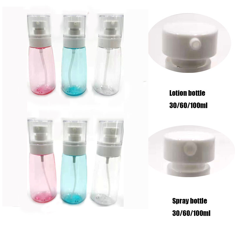 30ml Spray Bottle Small Cosmetic Container Clear Plastic Perfume Sub-bottling